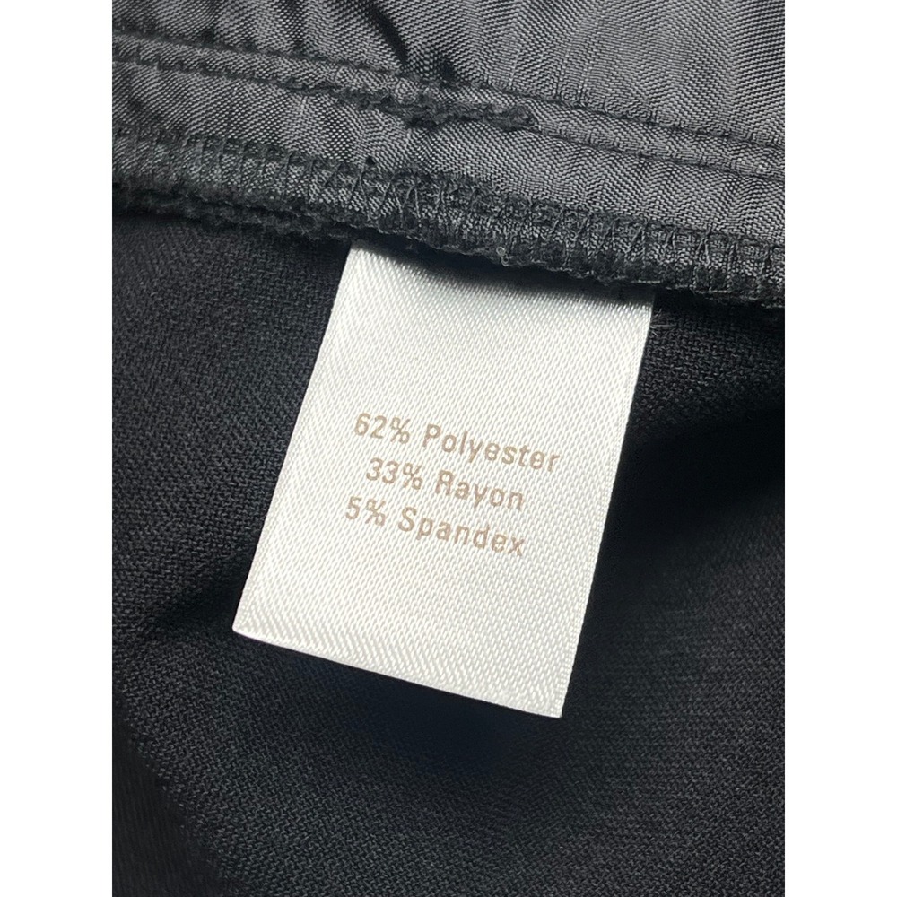 Caslon Womens Black Wide Leg Cropped Dress Pants Trousers Size 8 Career Corpcore - Picture 4 of 12